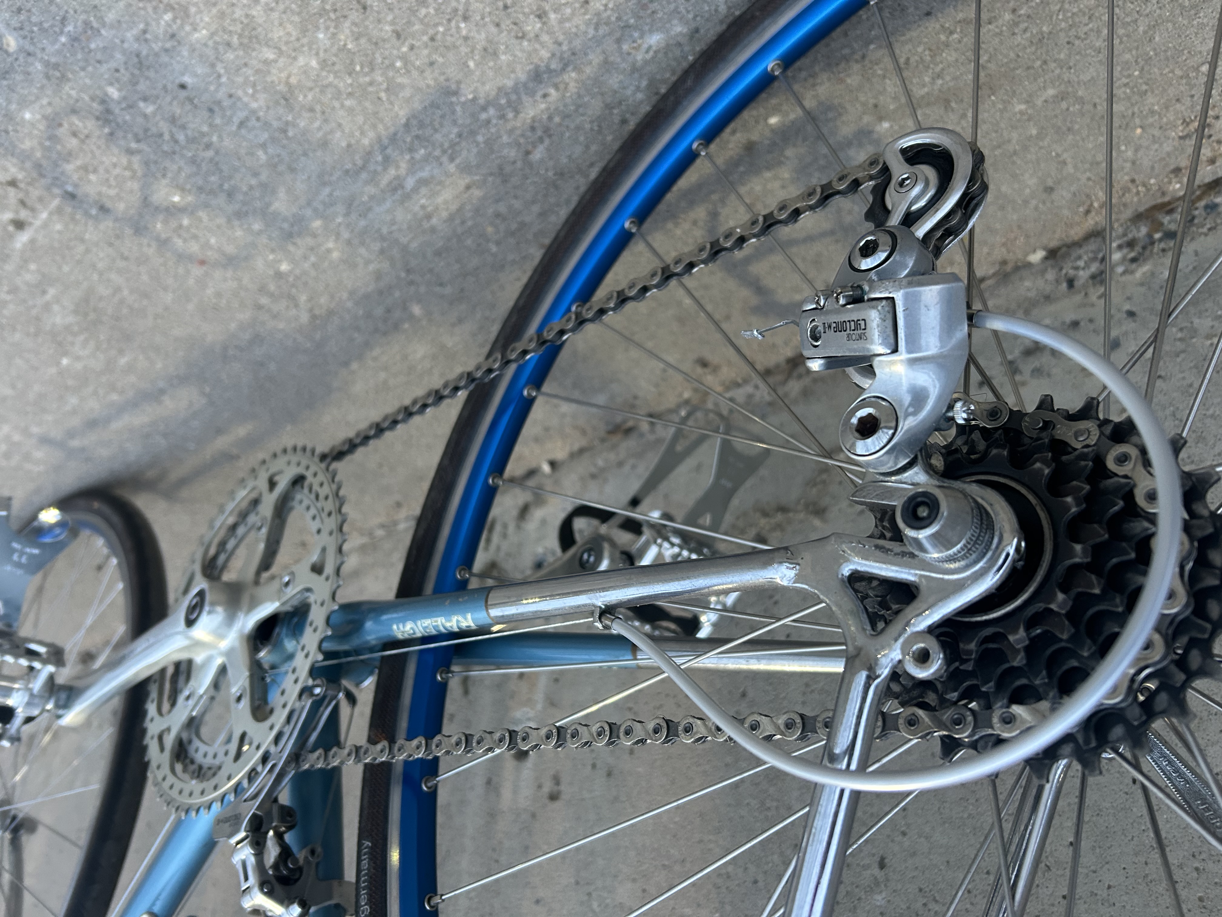 The drivetrain of the final build