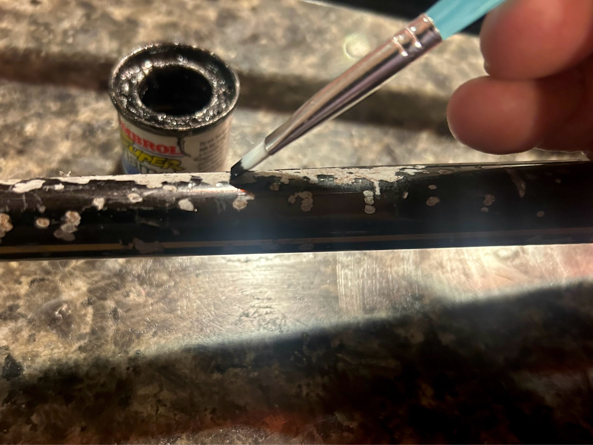Touching up paint