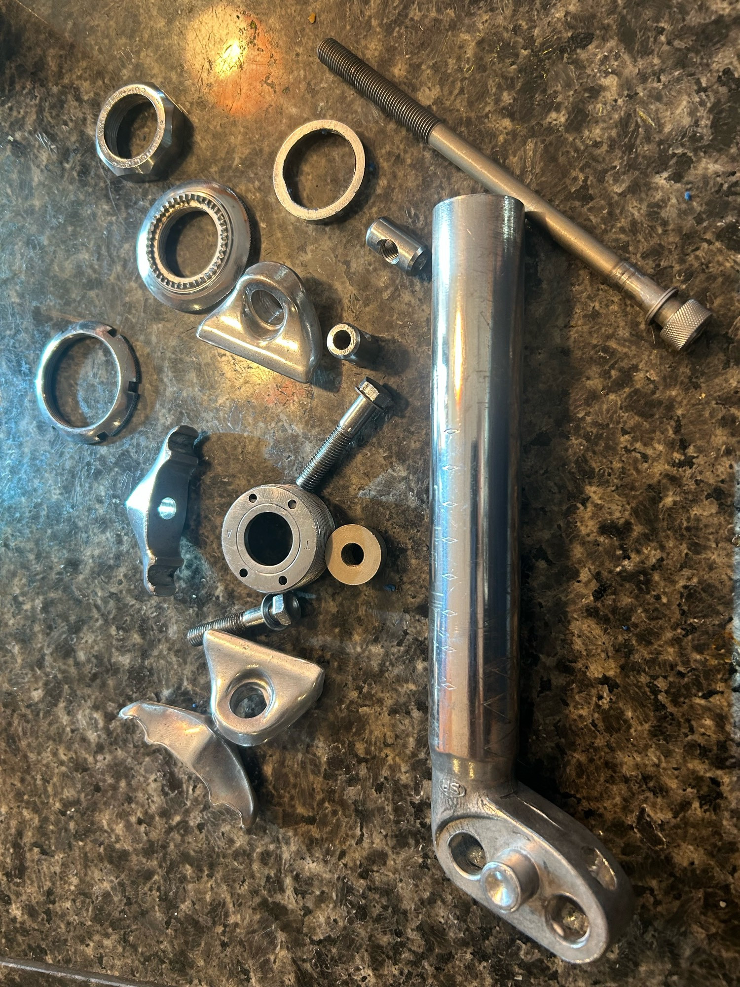 Small parts cleaned