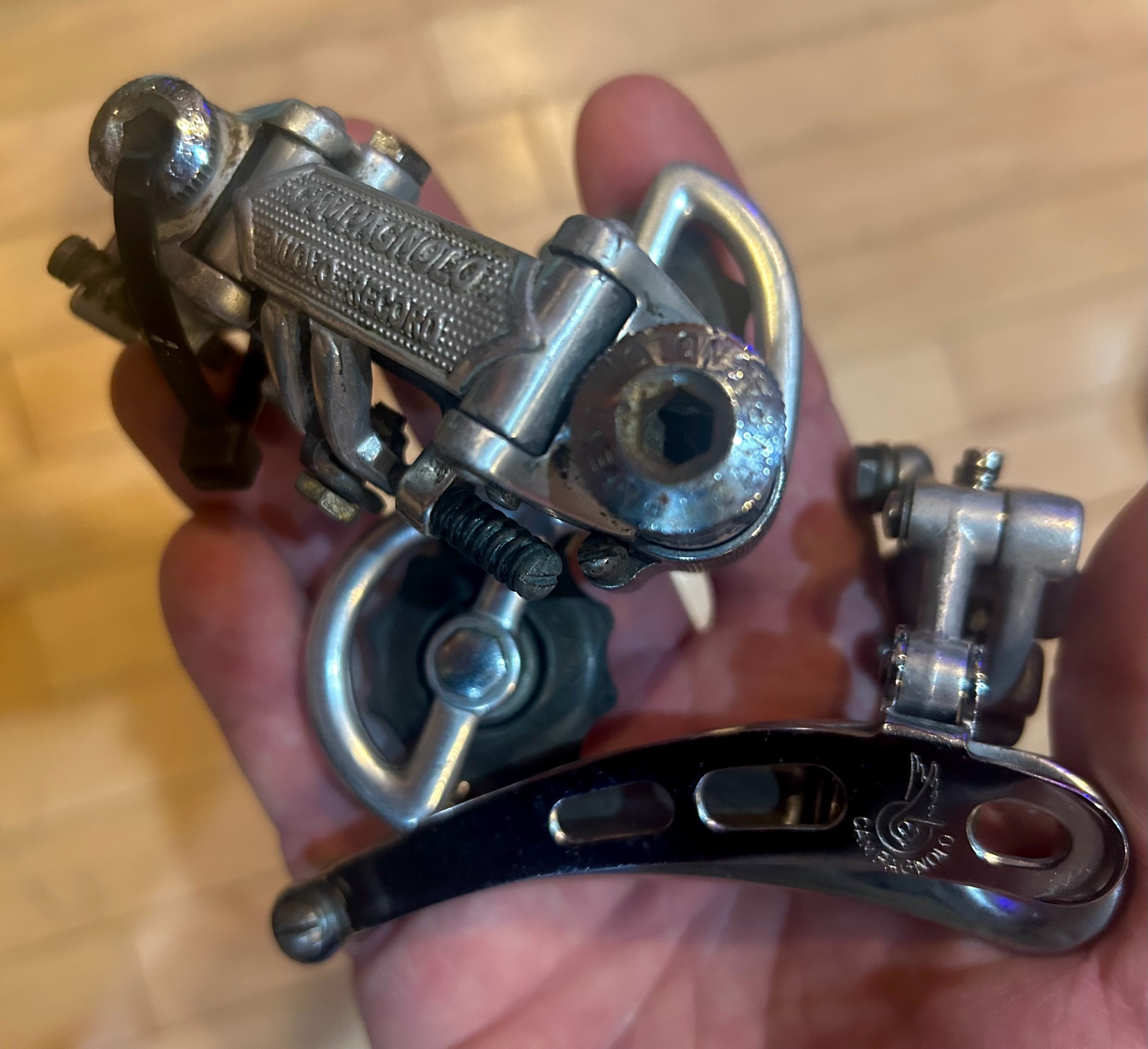 Campy Nuovo Record derailleurs